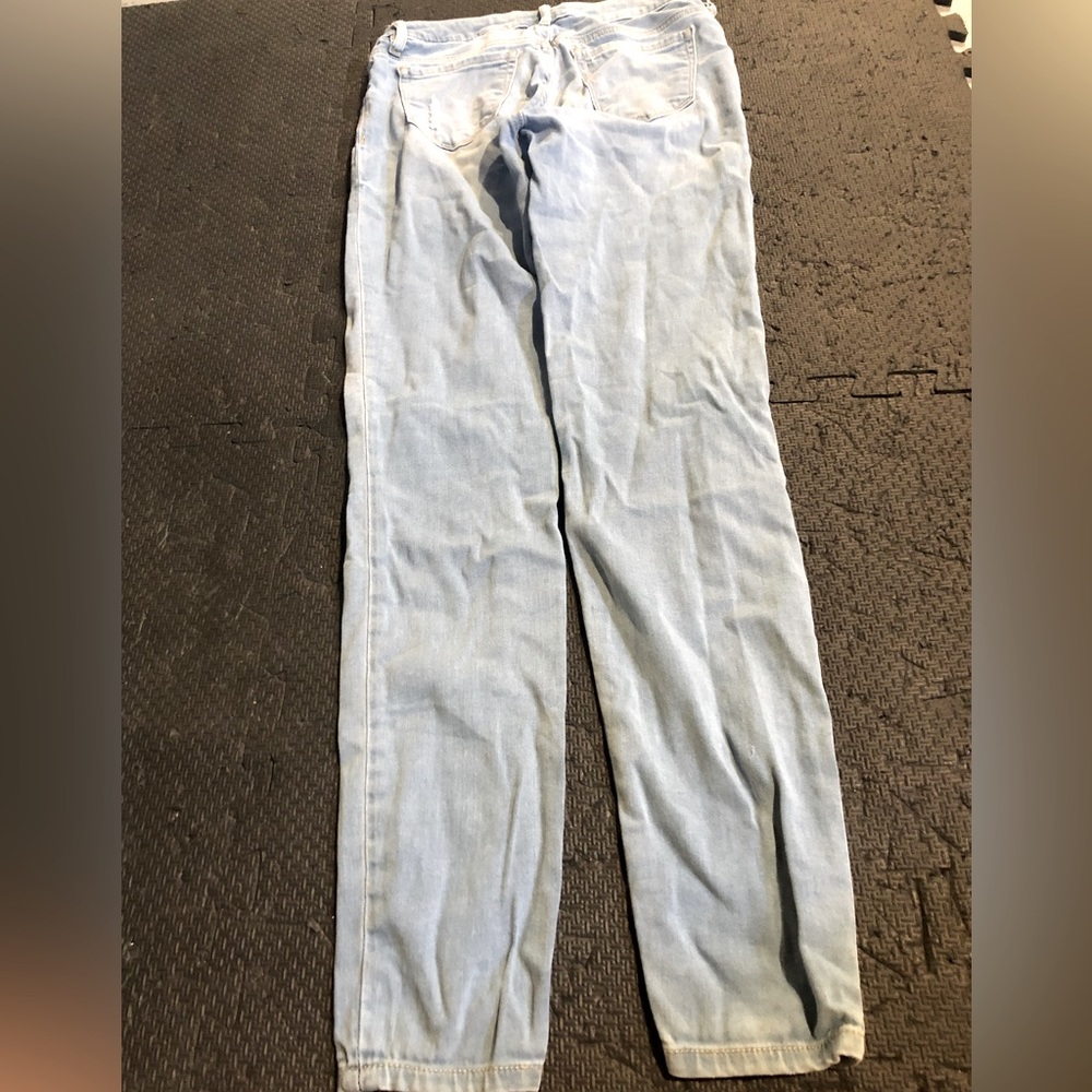 Distressed with holes denim